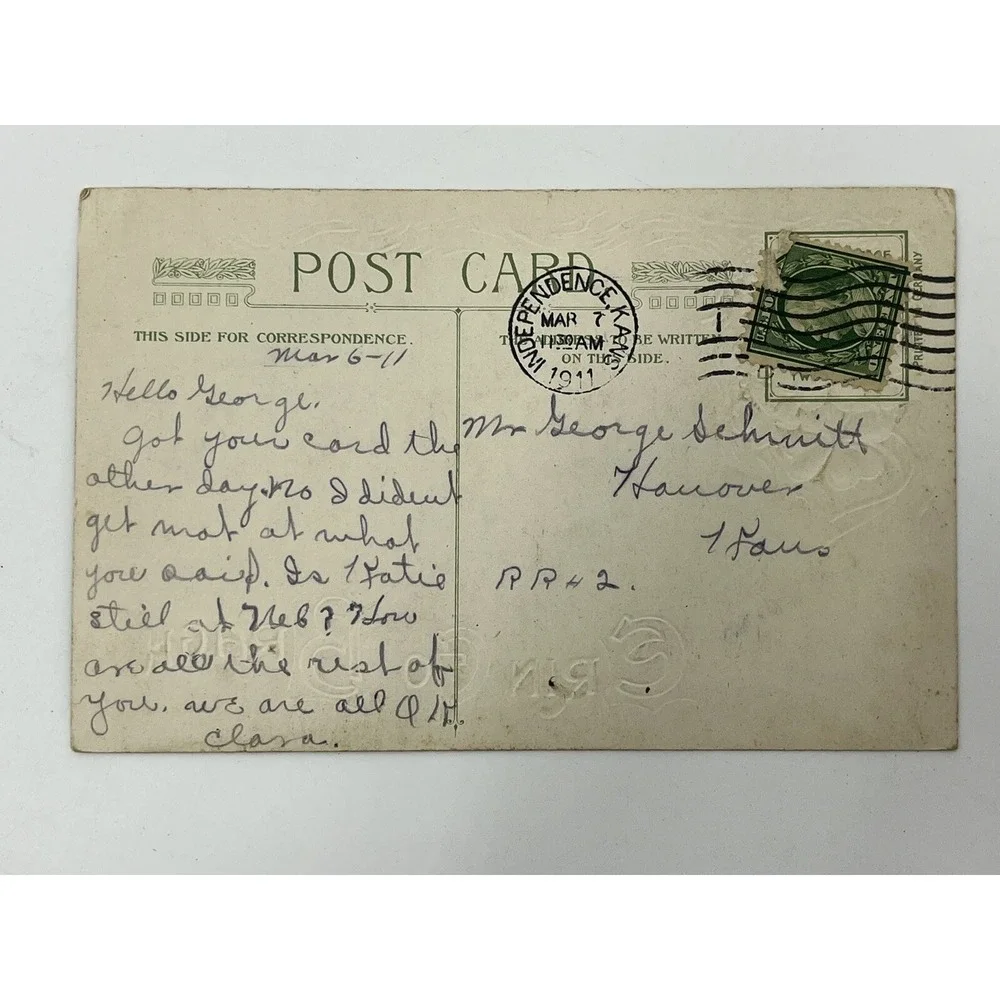 Antique Early 1900s St. Patrick's Day Post Cards Erin Go Bragh